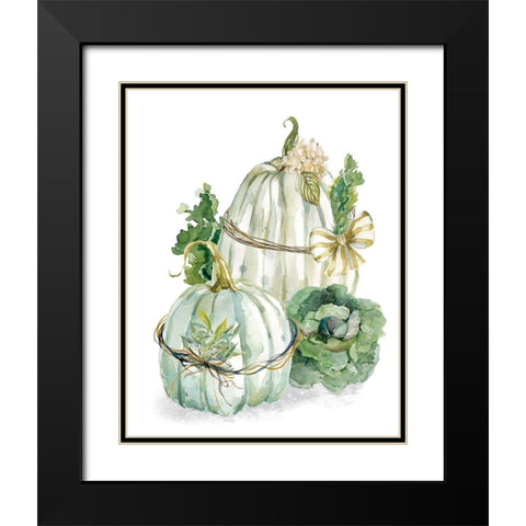 End of Summer Trio Black Modern Wood Framed Art Print with Double Matting by Robinson, Carol