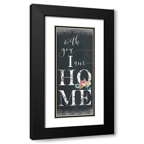 Chalky Home Black Modern Wood Framed Art Print with Double Matting by Robinson, Carol