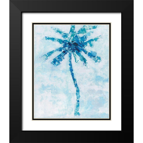 Cool Palm I Black Modern Wood Framed Art Print with Double Matting by Swatland, Sally