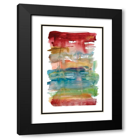 Sailors Delight Black Modern Wood Framed Art Print with Double Matting by Robinson, Carol