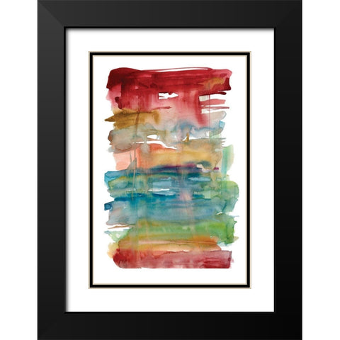 Sailors Delight Black Modern Wood Framed Art Print with Double Matting by Robinson, Carol