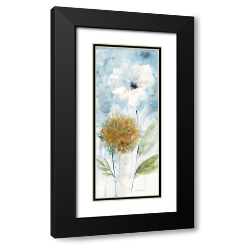 Holland Spring Black Modern Wood Framed Art Print with Double Matting by Robinson, Carol