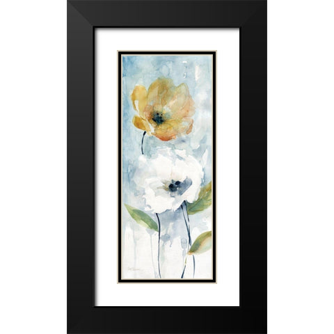 Holland Spring Black Modern Wood Framed Art Print with Double Matting by Robinson, Carol