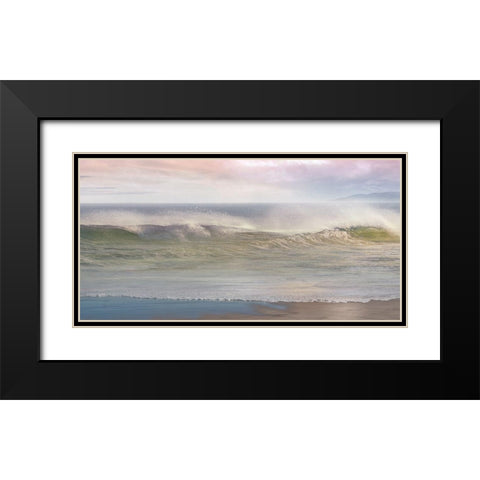 California Black Modern Wood Framed Art Print with Double Matting by Calascibetta, Mike