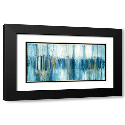 Saturnia Black Modern Wood Framed Art Print with Double Matting by Jill, Susan