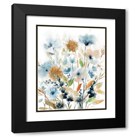 Holland Spring Mix Black Modern Wood Framed Art Print with Double Matting by Robinson, Carol