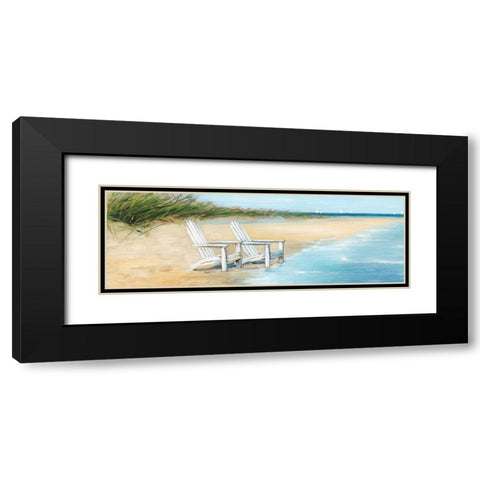 Water View II Black Modern Wood Framed Art Print with Double Matting by Swatland, Sally