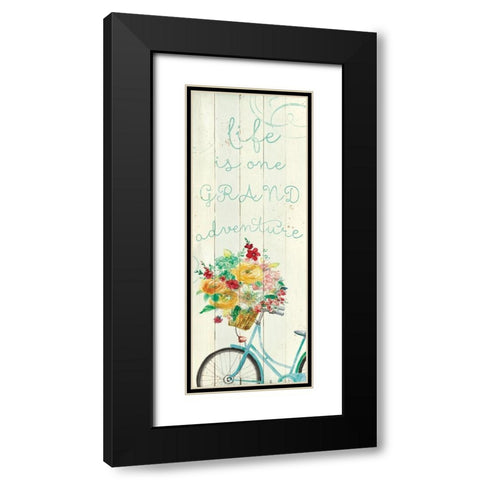 Grand Adventure Black Modern Wood Framed Art Print with Double Matting by Robinson, Carol