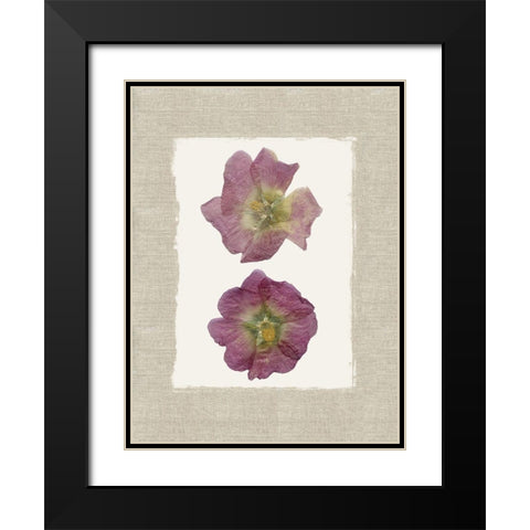 Pressed Duo Black Modern Wood Framed Art Print with Double Matting by Robinson, Carol