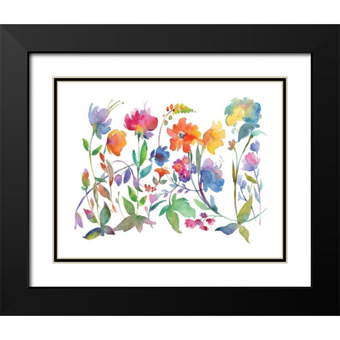 Sweet Emotions II Black Modern Wood Framed Art Print with Double Matting by Troise Heidel, Theresa