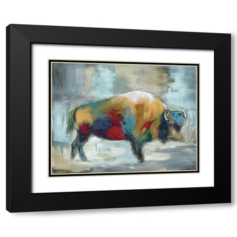 Wild and Free Black Modern Wood Framed Art Print with Double Matting by Dunlap, Marilyn