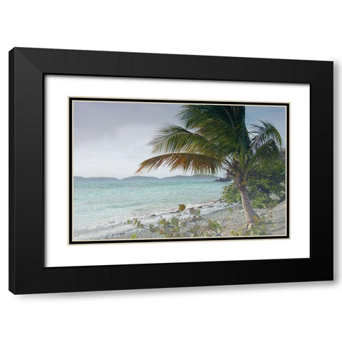 Warm Breezes Black Modern Wood Framed Art Print with Double Matting by Nan