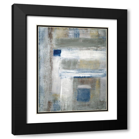 Tribeca I Black Modern Wood Framed Art Print with Double Matting by Pattinian, Merri