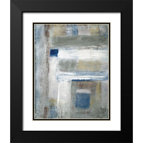 Tribeca I Black Modern Wood Framed Art Print with Double Matting by Pattinian, Merri