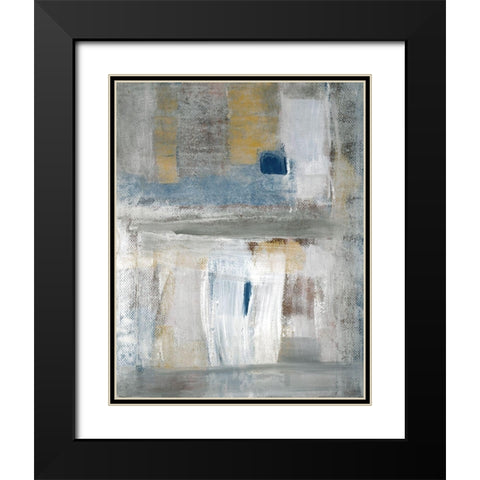 Tribeca II Black Modern Wood Framed Art Print with Double Matting by Pattinian, Merri