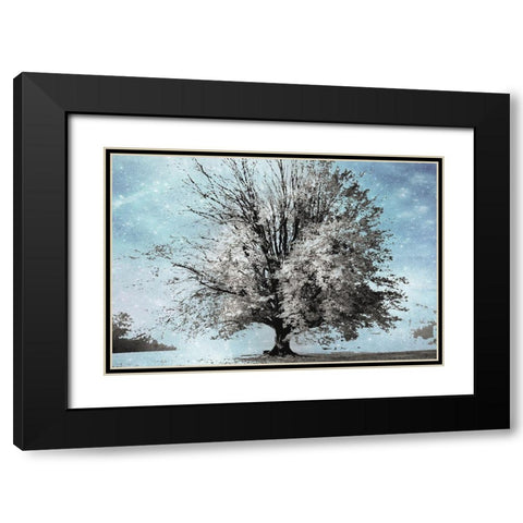Season of Winter Black Modern Wood Framed Art Print with Double Matting by Weisz, Irene