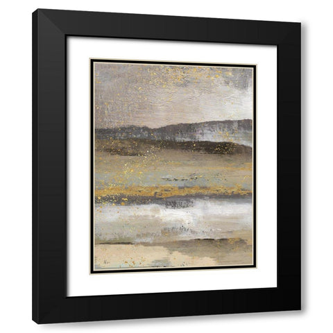 Rolling Hills Detail I Black Modern Wood Framed Art Print with Double Matting by Nan