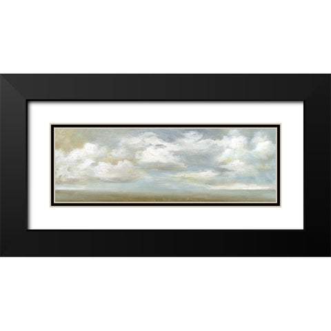 Cloudscape Vista III Black Modern Wood Framed Art Print with Double Matting by Nan