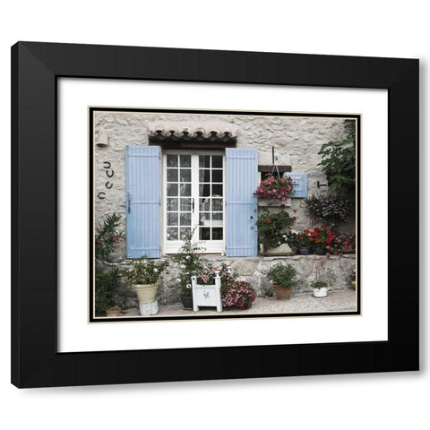 Saint Leger du Black Modern Wood Framed Art Print with Double Matting by Delimont, Danita