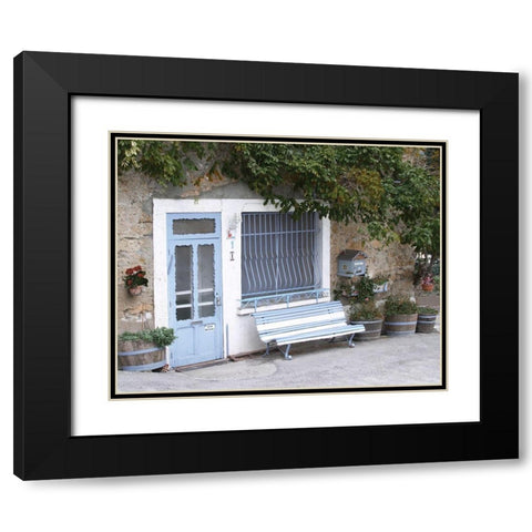 Les Corbieres Black Modern Wood Framed Art Print with Double Matting by Delimont, Danita