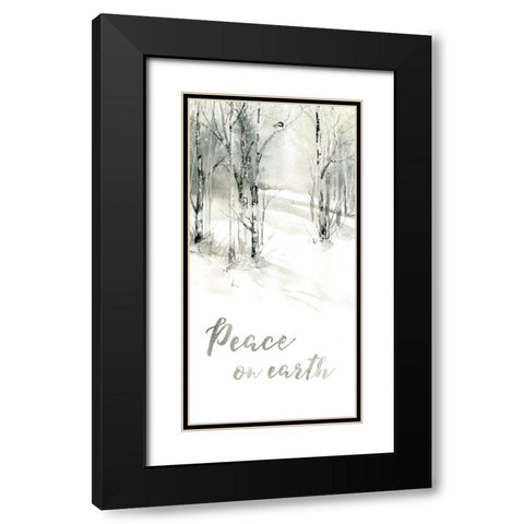 Dreamy Black Modern Wood Framed Art Print with Double Matting by Robinson, Carol