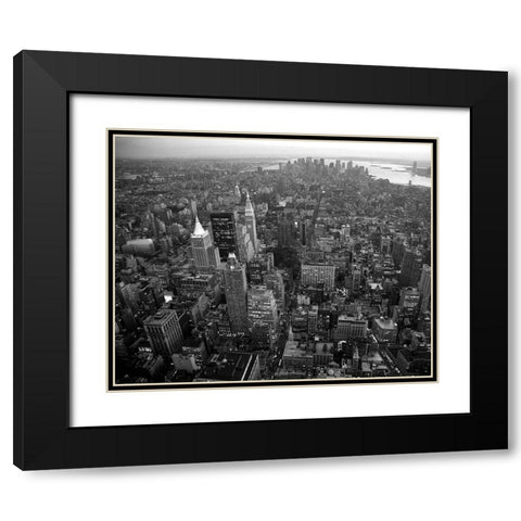 Empire State Black Modern Wood Framed Art Print with Double Matting by Delimont, Danita
