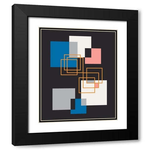 Scandinavian Black Modern Wood Framed Art Print with Double Matting by Carpentieri, Natalie