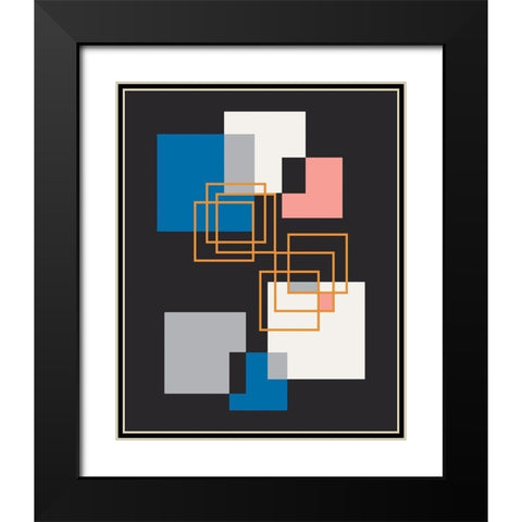 Scandinavian Black Modern Wood Framed Art Print with Double Matting by Carpentieri, Natalie