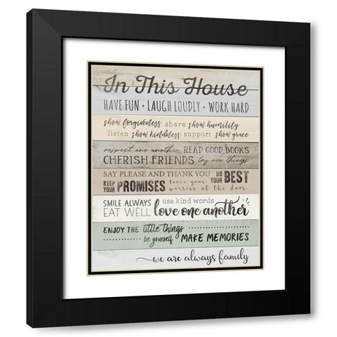 In This Black Modern Wood Framed Art Print with Double Matting by CAD DESIGNS