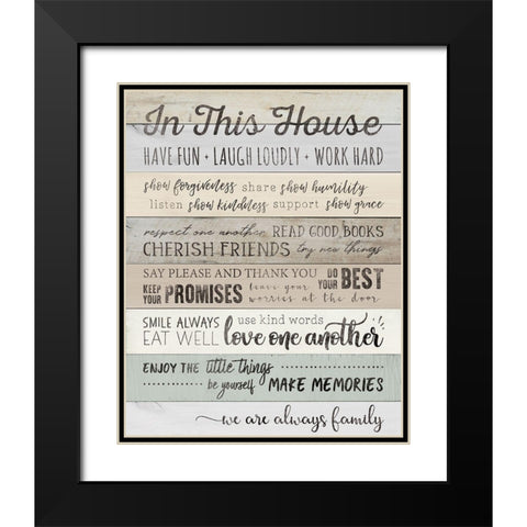 In This Black Modern Wood Framed Art Print with Double Matting by CAD DESIGNS