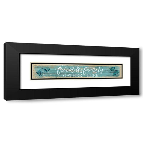 Friends And Black Modern Wood Framed Art Print with Double Matting by Robinson, Carol