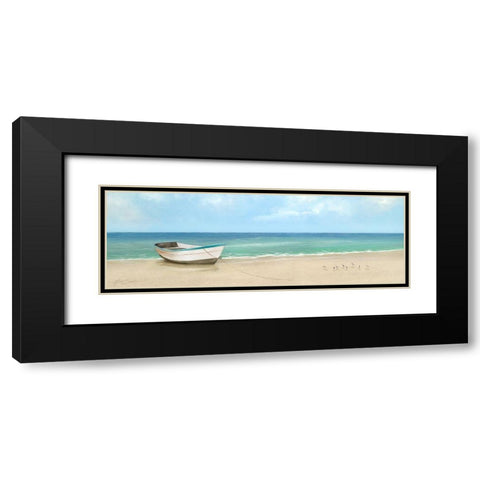 Between The Tides Black Modern Wood Framed Art Print with Double Matting by Seslar, Lin