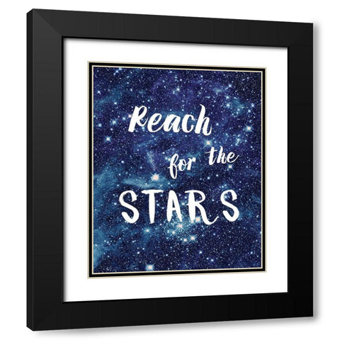 Reach For The Black Modern Wood Framed Art Print with Double Matting by Murray, Amanda