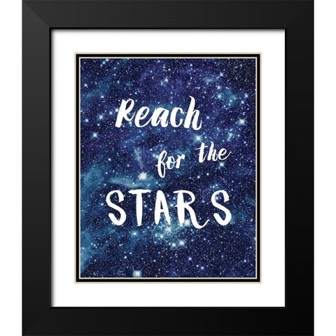 Reach For The Black Modern Wood Framed Art Print with Double Matting by Murray, Amanda