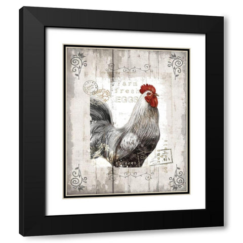 Farm Fresh Black Modern Wood Framed Art Print with Double Matting by Knutsen, Conrad
