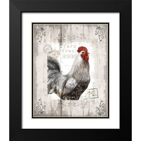 Farm Fresh Black Modern Wood Framed Art Print with Double Matting by Knutsen, Conrad