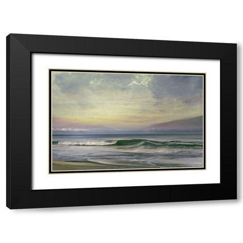 Our View Black Modern Wood Framed Art Print with Double Matting by Calascibetta, Mike