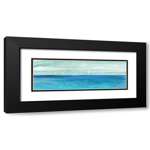 St. Maarten Black Modern Wood Framed Art Print with Double Matting by Jill, Susan