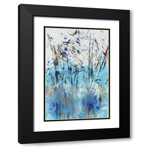 Waters Edge II Black Modern Wood Framed Art Print with Double Matting by Butler, John