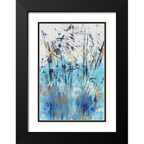 Waters Edge II Black Modern Wood Framed Art Print with Double Matting by Butler, John