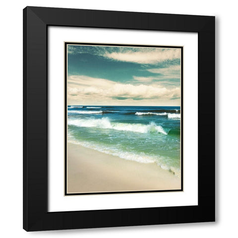 Enchanting Day Black Modern Wood Framed Art Print with Double Matting by Nan