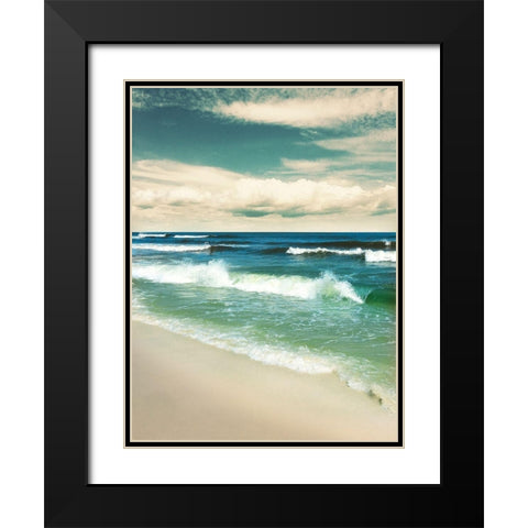 Enchanting Day Black Modern Wood Framed Art Print with Double Matting by Nan