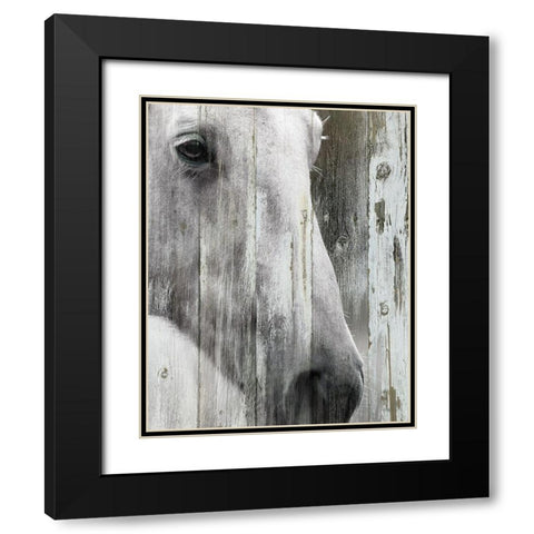 Contemplation Black Modern Wood Framed Art Print with Double Matting by Robinson, Carol