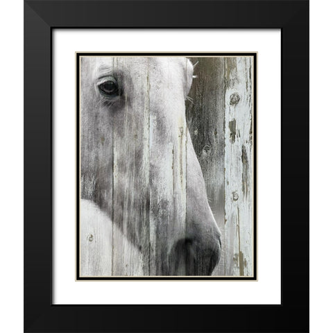 Contemplation Black Modern Wood Framed Art Print with Double Matting by Robinson, Carol