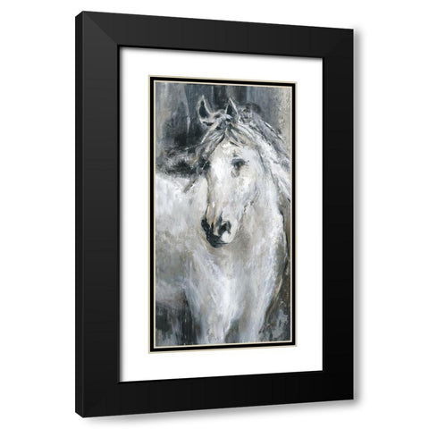 Facing The Wind Black Modern Wood Framed Art Print with Double Matting by Robinson, Carol