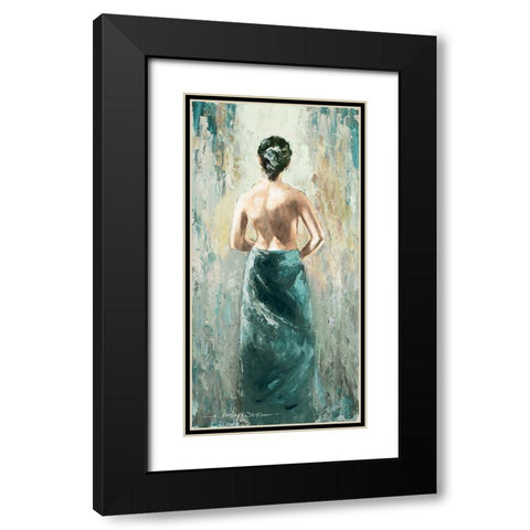 Demure I Black Modern Wood Framed Art Print with Double Matting by Orme, E. Anthony