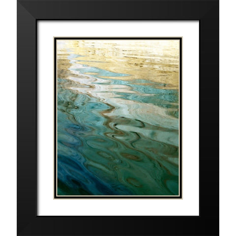 Ethereal Lake Black Modern Wood Framed Art Print with Double Matting by Delimont, Danita