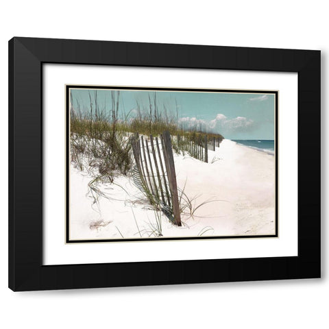 Cape Beach Black Modern Wood Framed Art Print with Double Matting by Nan