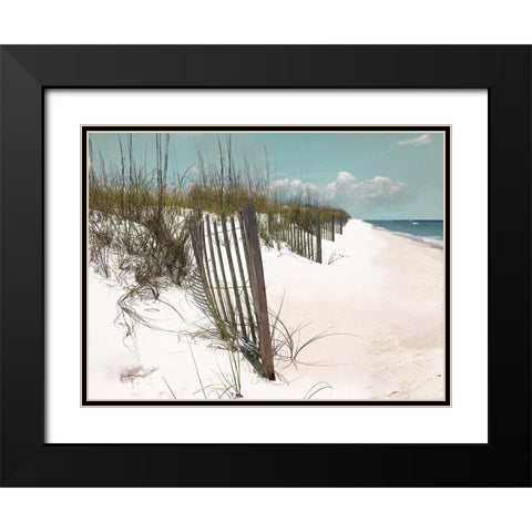 Cape Beach Black Modern Wood Framed Art Print with Double Matting by Nan