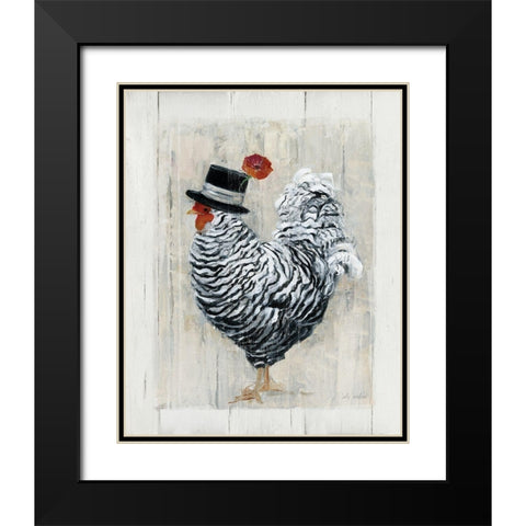 Sunday Best Black Modern Wood Framed Art Print with Double Matting by Swatland, Sally